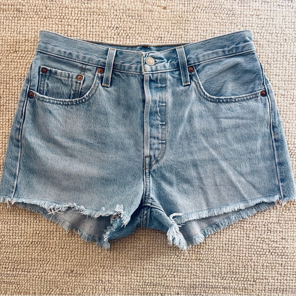 Levi's Levi's 501 Original Shorts Light Blue Jean Shorts